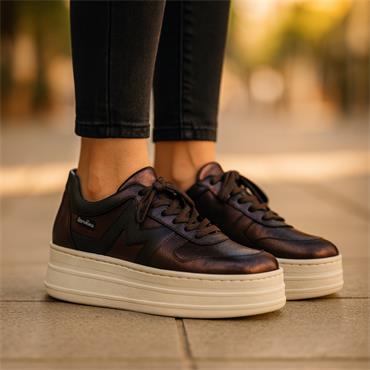 Marco Moreo Atlanta Platform M Trainer - Brown Metallic